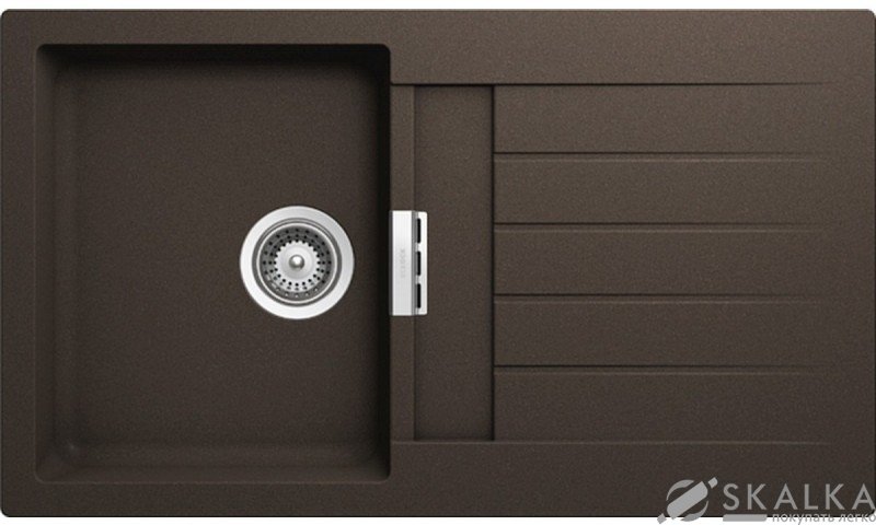На фото Кухонная мойка Schock Primus D100 Mocha-63 (24044563)