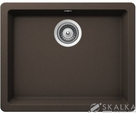 На фото Кухонная мойка Schock Quadro N100 Mocha-63 (25026063)