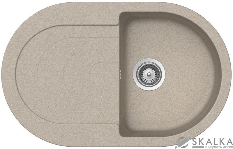 На фото Кухонная мойка Schock Ronda D100 S Sabbia-58 (26044558)