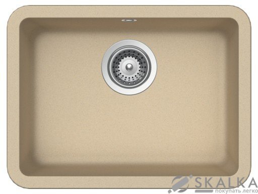 На фото Кухонная мойка Schock Solido N100 Moonstone-22 (27025022)
