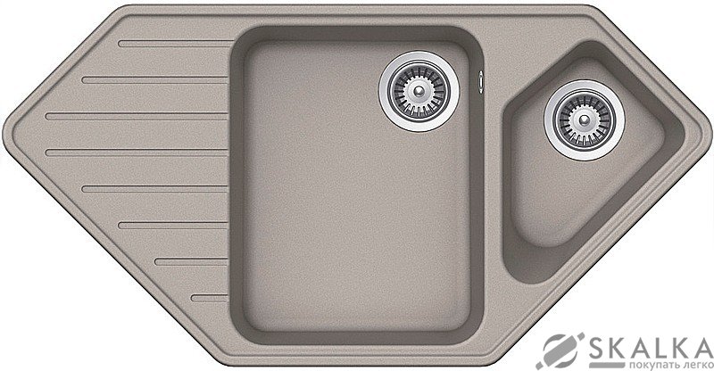 На фото Мойка для кухни Schock Typos C150 Beton-42 (28129042)