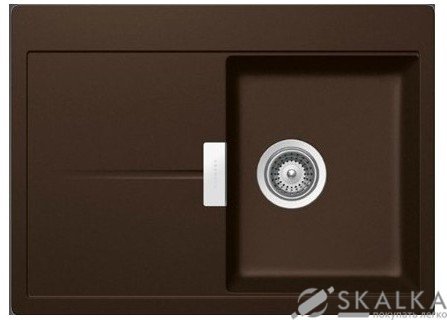 На фото Кухонная мойка Schock Horizont D100 S Chocolate-86 (52034086)