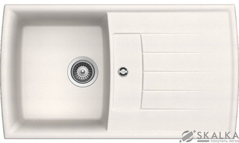 Кухонная мойка Schock Lotus D100 Polaris-99 (54145099) На фото Кухонная мойка Schock Lotus D100 Polaris-99 (54145099)