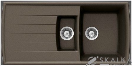 На фото Мойка для кухни Schock Lotus D150 Bronze-87 (54086087)