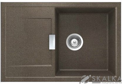 На фото Кухонная мойка Schock Mono D100 Bronze-87 (53045087)