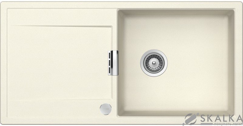 На фото Кухонная мойка Schock Mono D100 L Magnolia-89 (53056089)