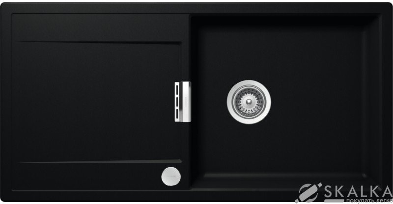 На фото Кухонная мойка Schock Mono D100 L Puro-84 (53056084)