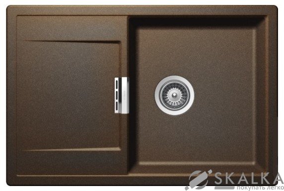 На фото Кухонная мойка Schock Mono D100 Vintage-79 (Без Эксц.) (53045079)