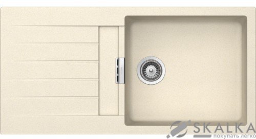 На фото Кухонная мойка Schock Signus D100 L Magnolia-89 (50056089)