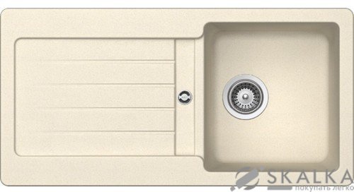На фото Кухонная мойка Schock Signus D100 S Magnolia-89 (50034589)