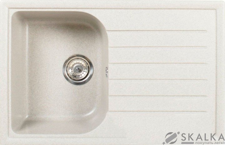 На фото Кухонная мойка Brenor Wenecja 10 01 Белая