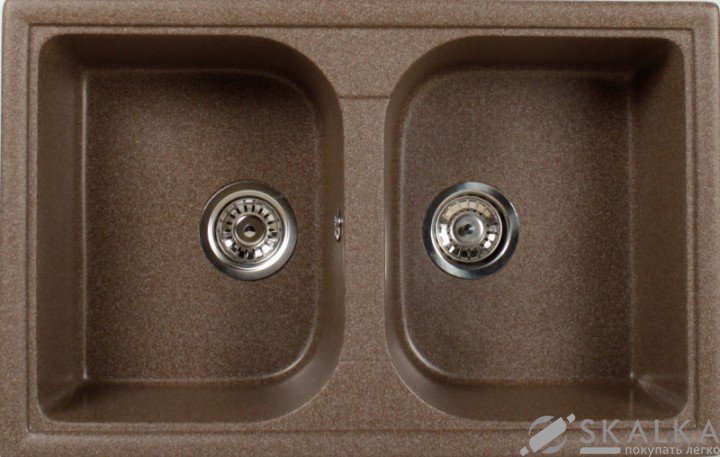 На фото Мойка для кухни Brenor Wenecja 20 05 Коричневая