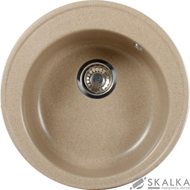 На фото Кухонная мойка Brenor Werbena 10 04 Темный Песок