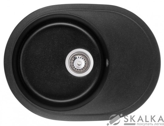 На фото Кухонная мойка Granado Sevilla Black shine (1501)
