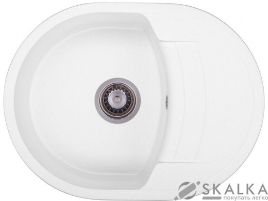 На фото Кухонная мойка Granado Malaga White (0205)