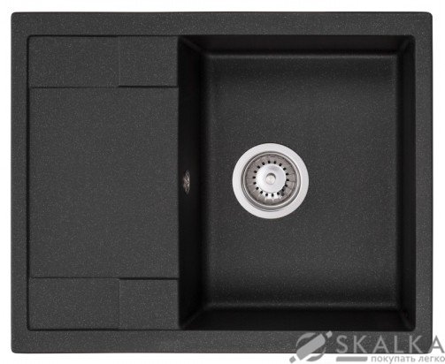 Кухонная мойка Granado Altea Black shine (1301) На фото Кухонная мойка Granado Altea Black shine (1301)