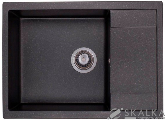 На фото Кухонная мойка Granado Linares Black shine (0801)