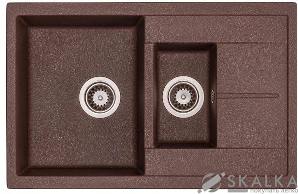 На фото Мойка для кухни Granado Leon Marron (1006)