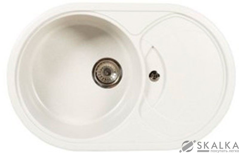 На фото Кухонная мойка Brenor Astra 01 Белая