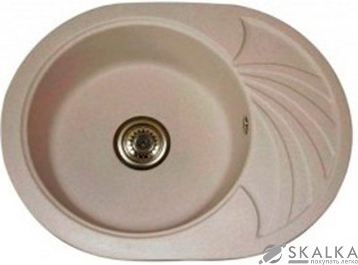 Кухонная мойка Brenor Solano 10 04 Темный Песок На фото Кухонная мойка Brenor Solano 10 04 Темный Песок