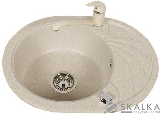 На фото Кухонная мойка Brenor Solano 10 06 Серая