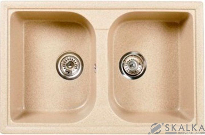 На фото Мойка для кухни Brenor Wenecja 20 02 Песочная