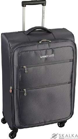 На фото Чемодан на колесах Carry:Lite Diamond Grey (M) (923949)