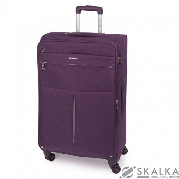 На фото Чемодан на колесах Gabol Daisy (L) Plum (924614)