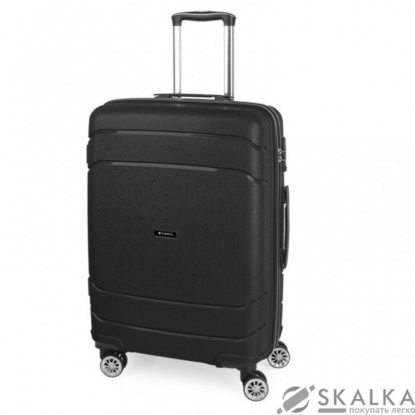 На фото Чемодан на колесах Gabol Shibuya (M) Black (924979)