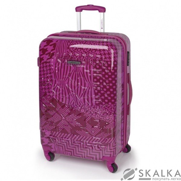 На фото Чемодан на колесах Gabol Trend (L) Fucsia (925006)