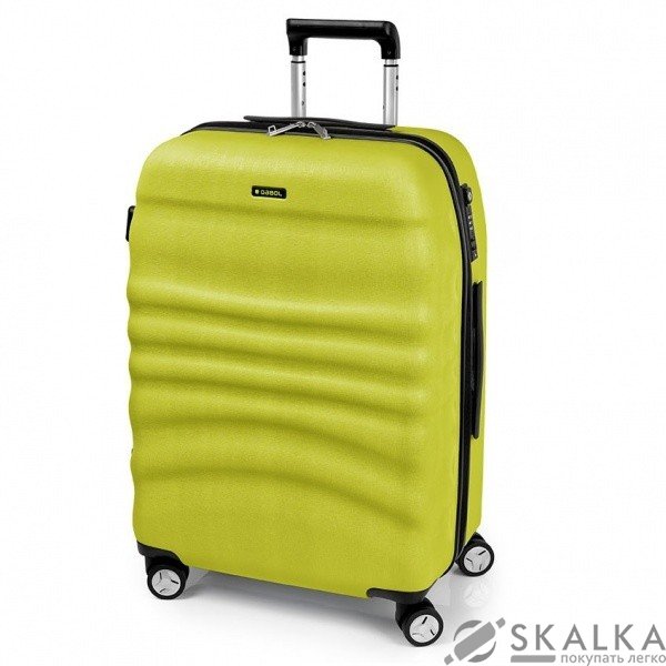 На фото Чемодан на колесах Gabol Wrinkle (L) Pistacho (924960)