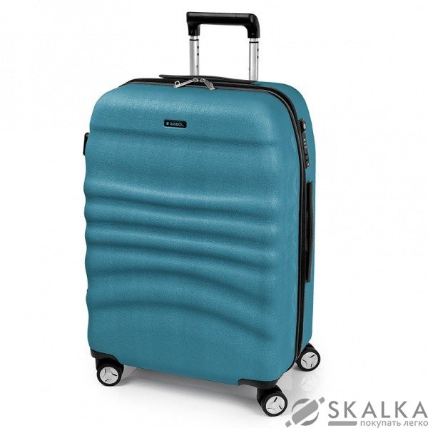 На фото Чемодан на колесах Gabol Wrinkle (L) Turquesa (924689)