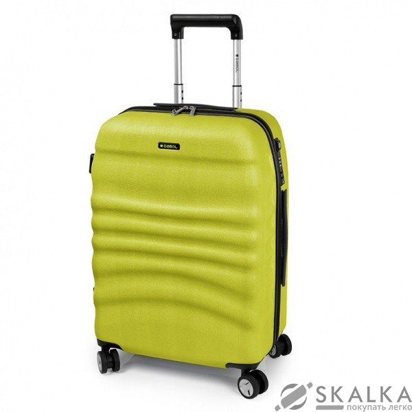 На фото Чемодан на колесах Gabol Wrinkle (M) Pistacho (924959)