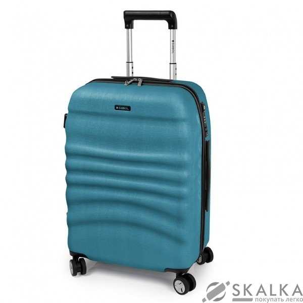 На фото Чемодан на колесах Gabol Wrinkle (M) Turquesa (924688)