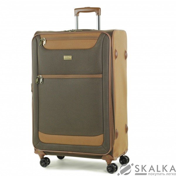 На фото Чемодан на колесах Members Boston (L) Dark Brown (925071)
