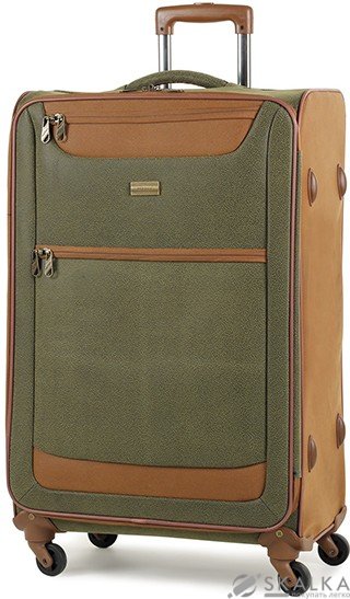 На фото Чемодан на колесах Members Boston (L) Olive Green (922604)