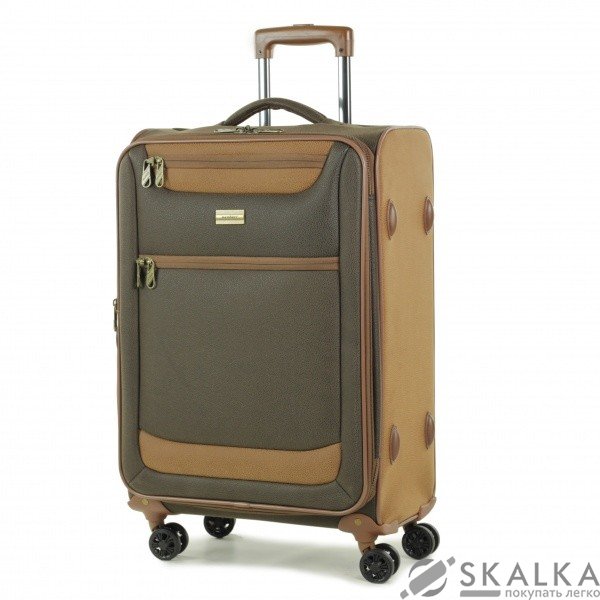 На фото Чемодан на колесах Members Boston (M) Dark Brown (925070)