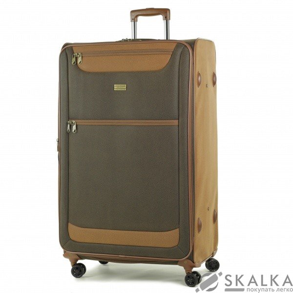 На фото Чемодан на колесах Members Boston (XL) Dark Brown (925072)