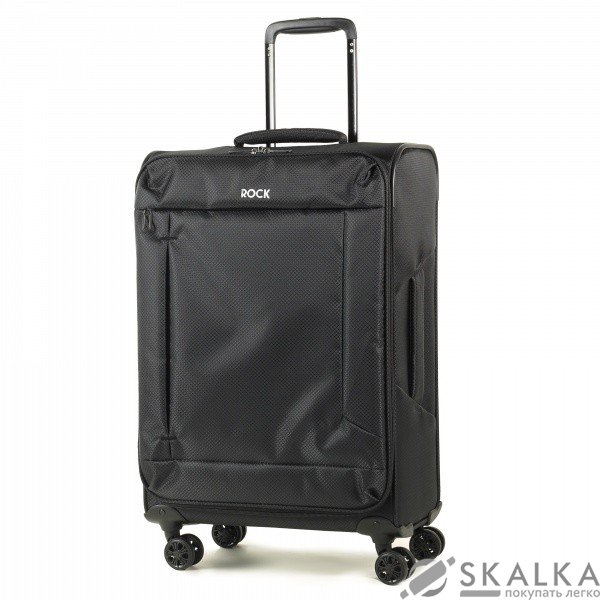 На фото Чемодан на колесах Rock Astro II (M) Black (924798)