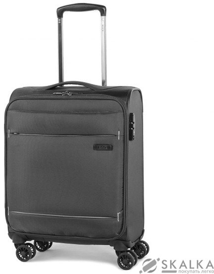 На фото Чемодан на колесах Rock Deluxe-Lite (S) Black (924781)
