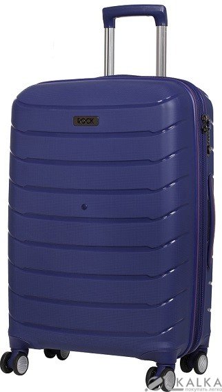 На фото Чемодан на колесах Rock Solar (M) Navy (924128)
