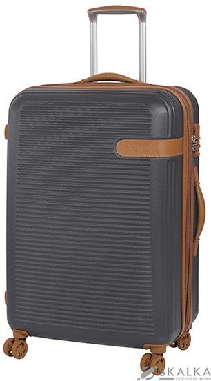 Чемодан на колесах Rock Valiant Charcoal Hardshell Expandable (M) (923724) На фото Чемодан на колесах Rock Valiant Charcoal Hardshell Expandable (M) (923724)
