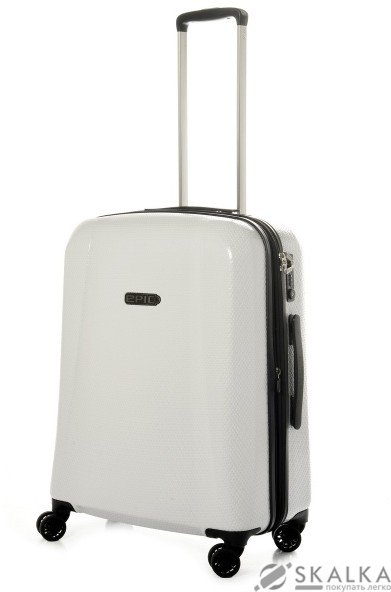 На фото Чемодан Epic GTO 4.0 (M) Sterling White (925656)