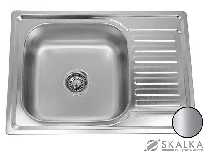 На фото Кухонная мойка Galati Donka Satin (7895)