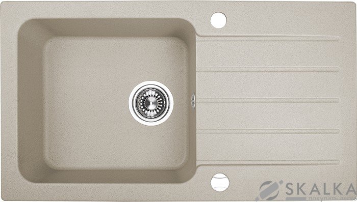 Кухонная мойка Laveo Borneo бежевая (SGB_411T) На фото Кухонная мойка Laveo Borneo бежевая (SGB_411T)