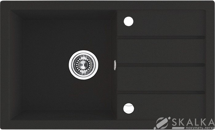 Кухонная мойка Laveo Trzynastka черная (SGY_711T) На фото Кухонная мойка Laveo Trzynastka черная (SGY_711T)