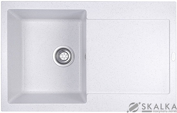 На фото Кухонная мойка Idis Carex Snow 130