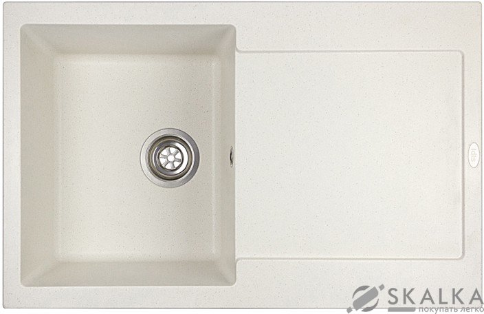 На фото Кухонная мойка Idis Carex Vanilla 326