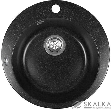 На фото Кухонная мойка Idis Fusion Obsidian 508