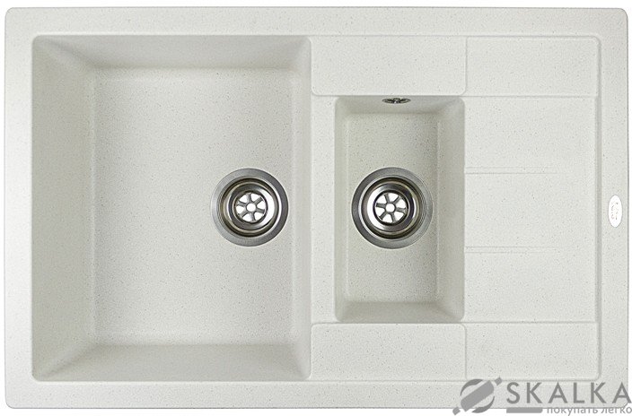 На фото Мойка для кухни Idis Iris Vanilla 326